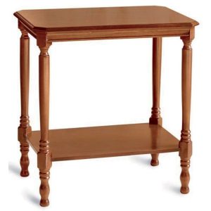 Artisanal classic small rectangular coffee table in cherry