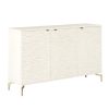 Credenza moderna di design tre ante laccato bianco