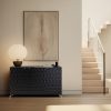 Credenza moderna tre ante di design laccato nero