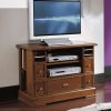 elegant classic style wooden TV stand in walnut finish