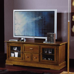 Mobile TV Elegante,Porta TV - Tavolino TV 80x33x46cm Legno